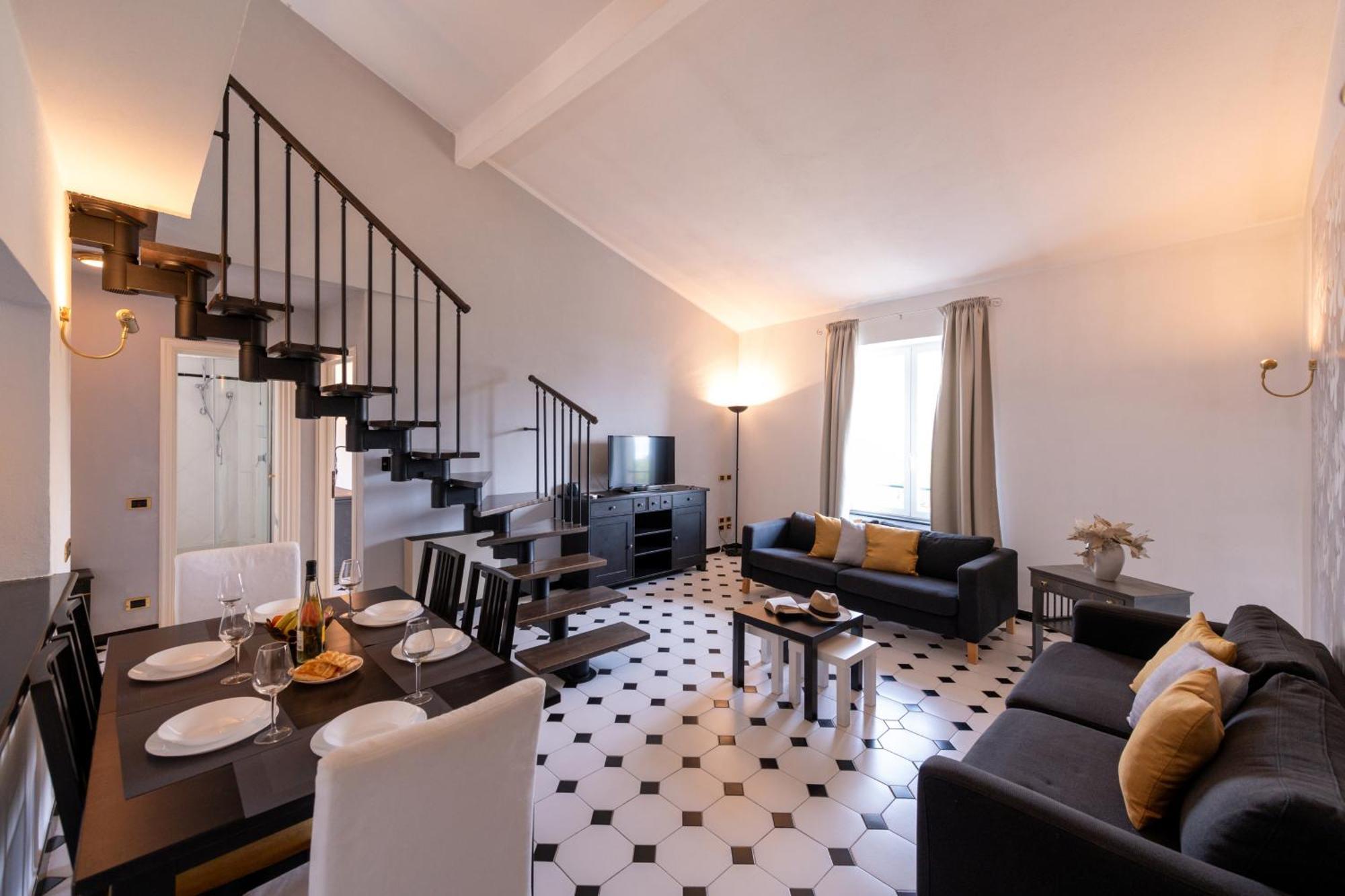 Loft Cristina - La Piazzetta Fronte Mare Apartment ซานตา มาร์เกอริตา ลีกูเร ภายนอก รูปภาพ